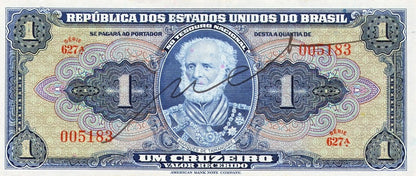 Brazylia 1 cruzeiro Szkoła morska 1944 P-132a