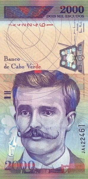 Cabo Verde 2000 Escudos Kwiat 1999 P-66
