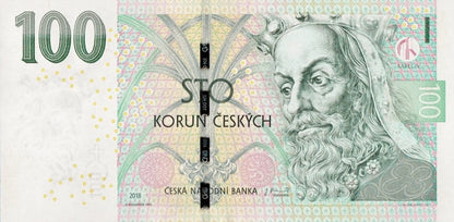 Czechy 100 koron Pieczęć 2018 P-18g