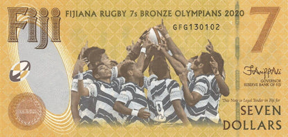 Fidżi 7 $ Rugby 2022 P-122a.2
