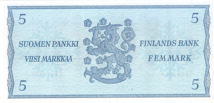 Finlandia 5 mk Herb 1963 P-106A
