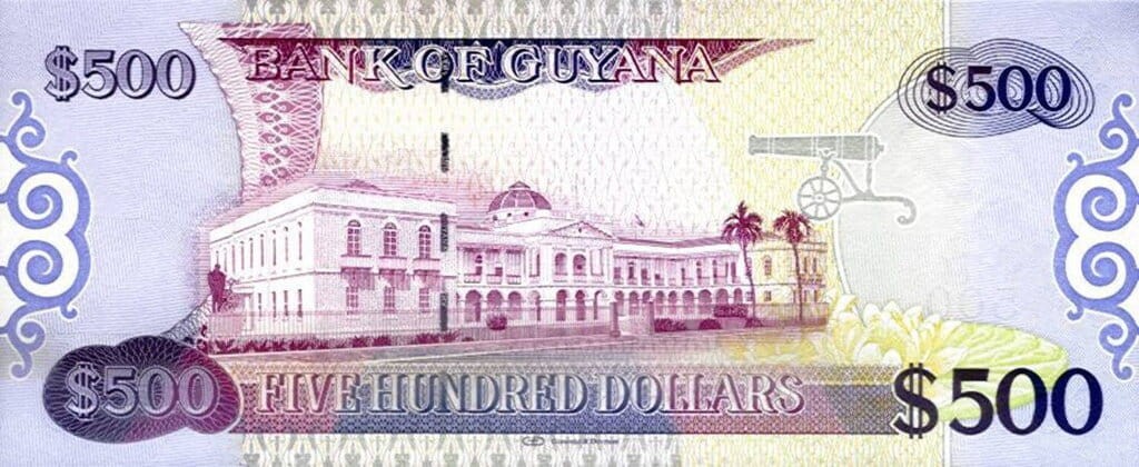 Gujana 500 dolarów  Parlament 2024 P-37c