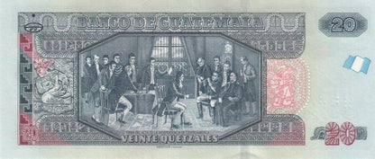 Gwatemala 20 Quetzal Federacja 2019 P-124h