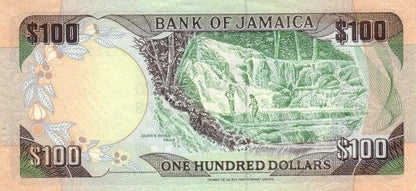 Jamajka 100 $ Wodospad 1986 P-74