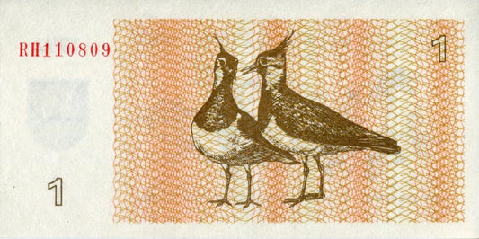 Litwa 1 talon Ptaki 1992 P-39