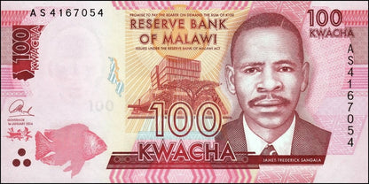 Malawi 100 kwacha Szkoła medyczna 2014 P-65a