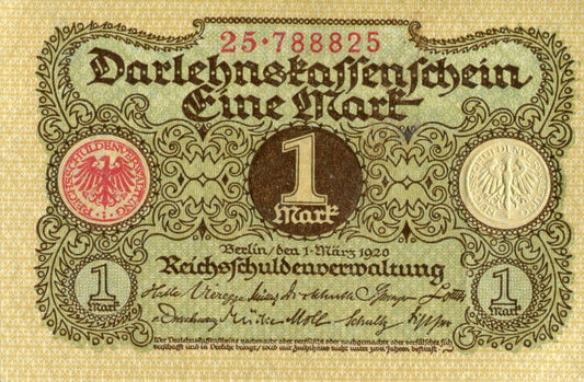 Niemcy 1 marka 1920 P-58