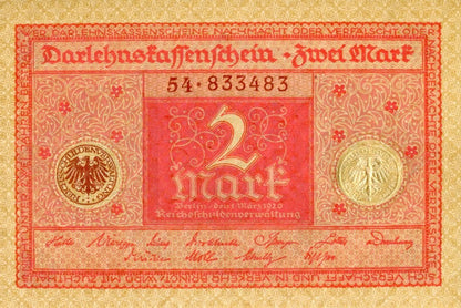 Niemcy Republika Weimarska 2 marki 1920 P-59