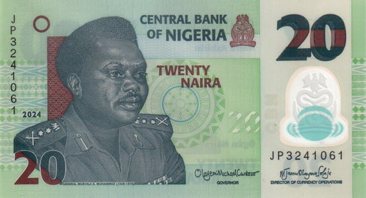 Nigeria 20 naira Garncarstwo 2024 P-34s.2