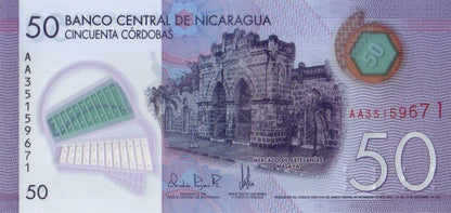 Nikaragua 50 kordob Rynek Masaya 2021 P-211b