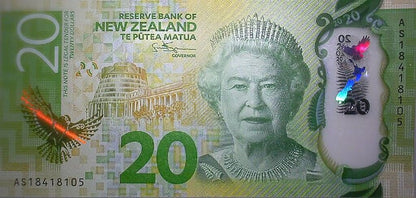 Nowa Zelandia 20 $ Karearea 2018 P-193b