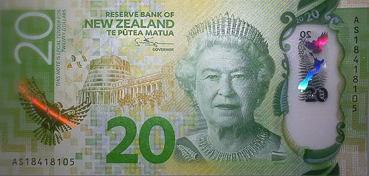 Nowa Zelandia 20 $ Karearea 2018 P-193b