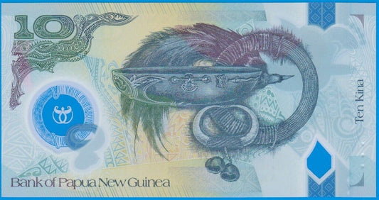 Papua Nowa Gwinea 10 Kina Rękodzieło 2023 P-52b