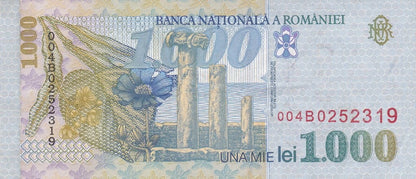 Rumunia 1000 leu M. Eminescu 1998 P-106