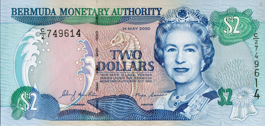 Bermudy 2 $ Konik morski 2000 P-50a