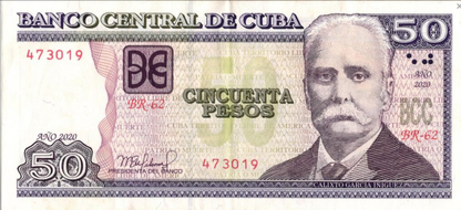 Kuba 50 Peso Calixto Garcia Iniguez 2020 P-123p
