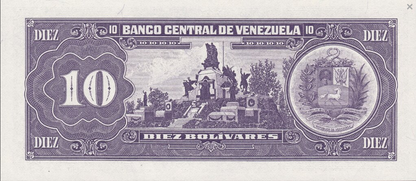 Wenezuela 10 Boliwarów Pomnik 1995 P-61d