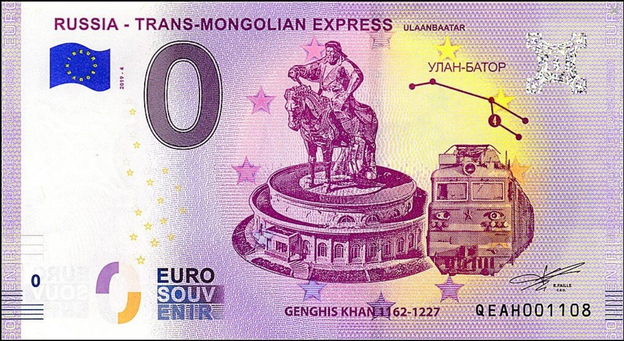 0 euro Russia - Trans-Mongolian Express - Ulaanbaatar 2019.4