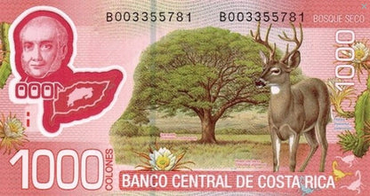 Kostaryka 1000 colones Mulak 2013 P-274b