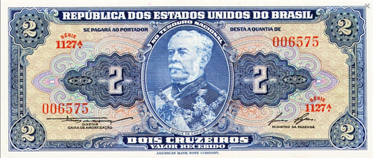 Brazylia 2 cruzeiros Szkoła Wojskowa 1954+ P-151b