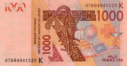 Senegal - Afryka zachodnia 1000 fr Wielbłądy 2007+