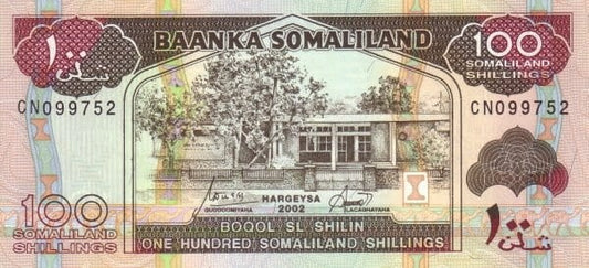 Somaliland 100 Schilling Owce 2002 P-5d