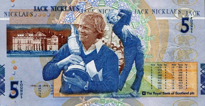 Szkocja 5 funtów Golf - Jack William 2005 P-365
