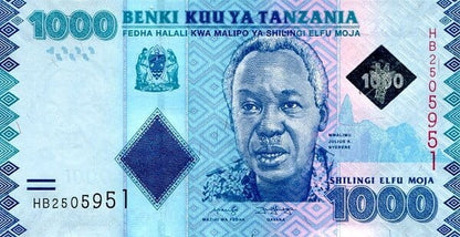 Tanzania 1000 szylingów Ikulu 2019 P-41c