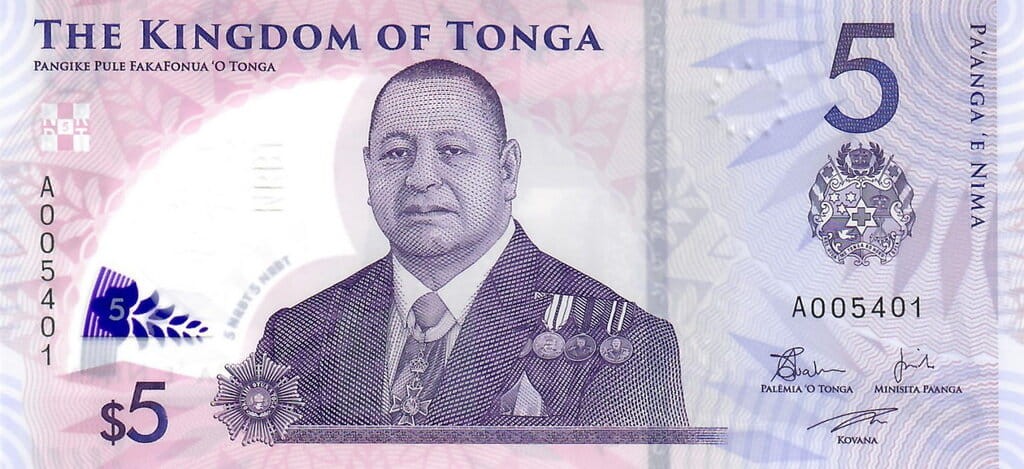 Tonga 5 Paanga Ha’amonga Tupou I 2023 P-51