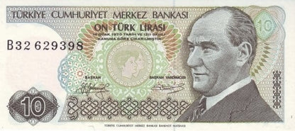 Turcja 10 lira Dzieci 1979+ P-192
