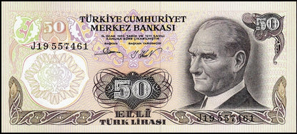 Turcja 50 lira Fontanna 1983+ P-188