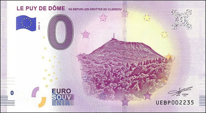 0 euro Le Puy de Dôme 2019.4