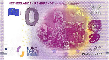 UE 0 euro Netherlands Rembrandt 2019.6