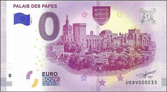 UE 0 euro Palais des Papes 2019.6