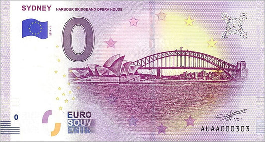UE 0 euro Sydney 2019.1