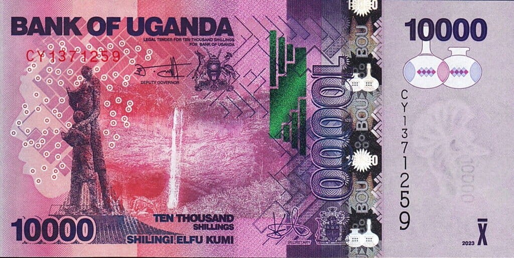Uganda 10 000 szylingów Banany 2023 P-52h