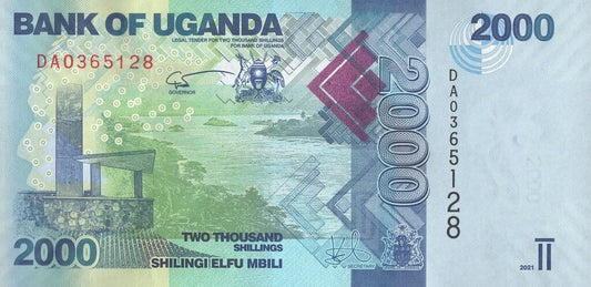 Uganda 2000 szylingów Ryba 2021 P-50f