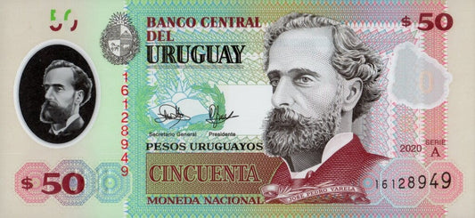 Urugwaj 50 peso Pomnik 2020 P-102