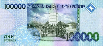 Wyspy Św. Tomasza 100 000 dobras 2010 P-69b