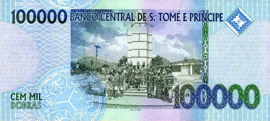 Wyspy Św. Tomasza 100 000 dobras 2010 P-69b