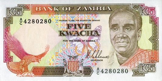 Zambia 5 ZK Orzeł 1989 P-30